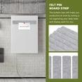 thumbnail image 2 of LOLIPPYY 8Pcs Felt Pin Board for Wall with Adhesive Technology for Home Use, 2 of 7