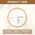 thumbnail image 2 of Uxcell 1 Piece 6 Inch Beech Wood Embroidery Hoops, Circle Cross Stitch Hoop Frames with Adjustment Brass Screw, 2 of 7
