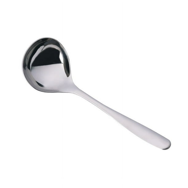 Cuchara de sopa de acero inoxidable 304, cuchara de mango largo para el hogar, cuchara redonda de cabeza grande, cuchara de hotel, cuchara, cuchara para gachas