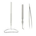 thumbnail image 4 of 3pcs Lash Lift Tools Stainless Steel Eyelash Separator Mirror Tweezers Set for Lash Extension Silver, 4 of 8