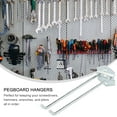 thumbnail image 2 of NIAIZEK Heavy Duty Steel Pegboard Hooks, Electroplated and Polished, 4-Pack Garage & Workshop Organizer Accessories, 2 of 6