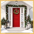 thumbnail image 2 of ALBEN Welcome Sign for Front Door Porch with Ornamental Tiles - 8 Interchangeable Seasonal Tiles, Celebrate Holidays and Seasons, Vertical Wooden Outdoor and Indoor Welcome Home Decor Sign (White), 2 of 16