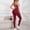 Wine, variant on Women Summer Solid Jumpsuit Sportswear