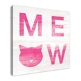 thumbnail image 2 of Creative Products Meow Pink 36 x 36 Canvas Wall Art, 2 of 5