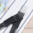 thumbnail image 7 of PENIKOKO 2-Pack Black Anti-Static Rat Tail Combs for Hair Styling, Salon Use, and Everyday Home Hair Care, 7 of 7