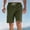 Army Green, variant on Men’s Shorts with Zipper Pockets – Lightweight and Soft Casual Wear for Lounge, Sleep, Workout Navy M