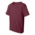 thumbnail image 2 of Youth Heavy Cotton Multi Color T-Shirt Color Maroon Large Size, 2 of 4