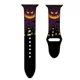 thumbnail image 4 of Bandas deportivas de Halloween compatibles con Apple Watch para Mujeres Hombres Calabaza de Halloween Flor negra impresa, 4 of 4