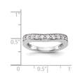thumbnail image 7 of 14K White Gold 14Kw True Origin Lab Grown Diamond Vs/Si, D E F, Band (Size 7) Made In India rm3340b-050-wld, 7 of 7