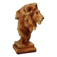 thumbnail image 3 of African Safari Lion King Of Pride Rock Bust Small Faux Wood Carving Figurine, 3 of 6