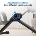 thumbnail image 6 of SSPHPPLIE Mini Under Desk Bike Pedal Exerciser for Home Fitness,Mini Exercise Bike for Leg and Arm Workouts - Black, 6 of 8