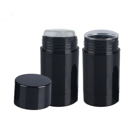 Envases de desodorante Healthcom, 30 ml, 1 oz, recargables, 10 unidades, negros
