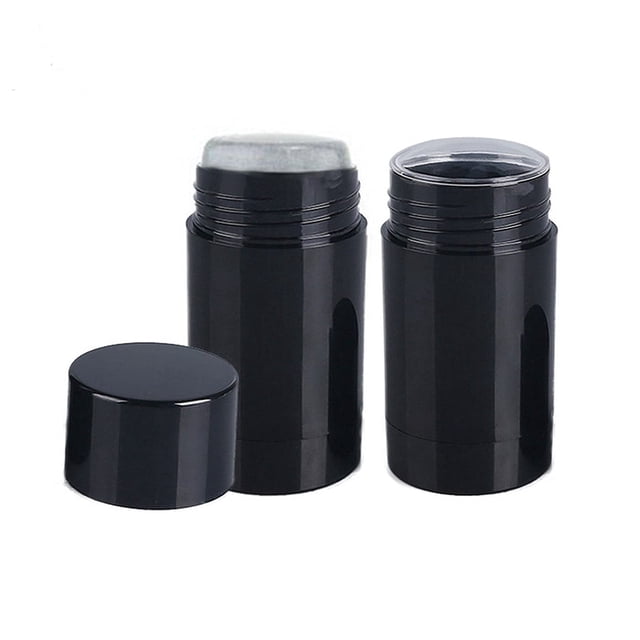 Envases de desodorante Healthcom, 30 ml, 1 oz, recargables, 10 unidades, negros
