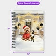 thumbnail image 5 of Happy New Year 2026 Cairn Terrier Santa Gnome Holiday Party Snow Spiral Bound Journal Cairns Dog Lover 5x7in Spiral Notebook - 13019, 5 of 5
