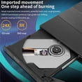 thumbnail image 3 of External CD DVD Player Optical Drive Slim DVD Recorder High Speed External Optical Drive for Laptop, 3 of 6