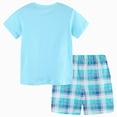 thumbnail image 6 of Toddler Boy Clothes Baby Boys Summer Outfits Stylish Print T-Shirt and Shorts Set Baby Boy Casual Clothes, 6 of 7