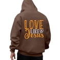 thumbnail image 3 of WILLBEST Sudaderas En Pareja Sudaderas con Capucha y Sudaderas para Hombre Sudadera con Capucha Informal Holgada con Estampado De Letras para Uso Diario Otoño Invierno Ropa De Calle Cómoda Mediana​​, 3 of 3
