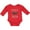 Red, variant on Inktastic Black Hawk Military Boys or Girls Long Sleeve Baby Bodysuit