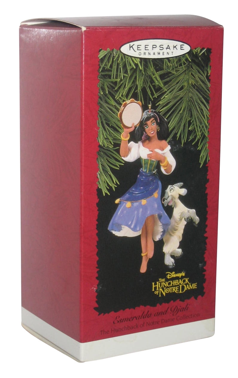 Disney Hunchback of Notre Dame Esmeralda & Djali (1996) Hallmark Keepsake Ornament