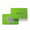 Lime, variant on Limey NFC Digital Business Card - Tap to Share Contact Info - Slate Matte