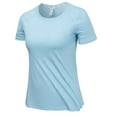 thumbnail image 2 of ZyeKqe Plus Size T Shirts for Women Short Sleeve Shirt Crewneck Casual Yoga Top Quick Dry Athletic Gym Running Shirts, 2 of 4