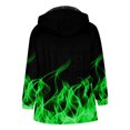 thumbnail image 6 of IROINNID Winter Jacket for Men Casual Hoodie Zipper Jacket Thermal Thicken Warm Long Sleeve Coat Plush Outerwear With Pocket Savings,Green, 6 of 6