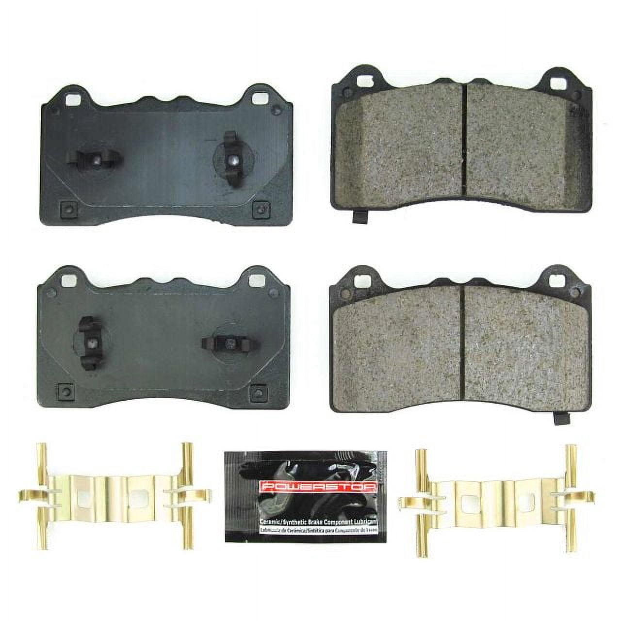 Power Stop Front Z23 Daily Driver Carbon-Fiber Ceramic Brake Pads with Hardware Z23-2390
