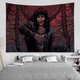 thumbnail image 3 of Tapiz de pared grande con estampado de Stranger Things E-Eddie M-Munson, decoración de pared con Buda indio, manta de decoración bohemia y brujería, 3 of 5