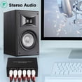 thumbnail image 3 of Bi-directional 4-way Rca Stereo Audio Switch - L/r Sound Channel Audio Switcher, 3 of 5
