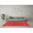 thumbnail image 3 of Ahgly Company Indoor Square Oriental Red Industrial Area Rugs, 3' Square, 3 of 4