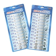 Tizuqe Battery Set for Watch Clock Mixed Button Coin Cell Battery CR2016 CR2025 CR2032