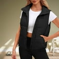 thumbnail image 1 of IMENGL Plus size down cotton vest, Black 2XL, Size M-5XL, 1 of 6
