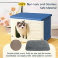 thumbnail image 2 of Pempet Plastic Cat House Waterproof Cat Shelter for Outdoor Indoor, 2 of 7