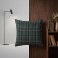 thumbnail image 6 of GOFLIC Christmas Tartan Plaid Throw Pillow with Removable Cover 18x18 Inch, Red Green Check Holiday Decor for Sofa Couch Bed Farmhouse Winter Gift, 6 of 7