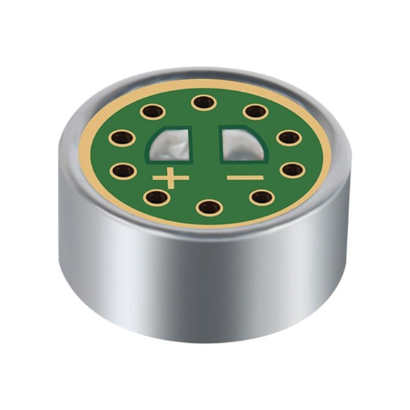Microphone à Condensateur Électrique Durable pour Concerts Activité Événementive, 1 * Micro Pickup, Gris Argenté & Vert