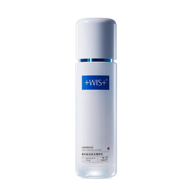 +WIS+ Loción hidratante potenciadora de colágeno con bosonina y ácido hialurónico para poros secos y piel desigual para hidratar profundamente los poros minimizando calmante y reafirmante (4 fl.oz/120