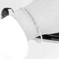 thumbnail image 3 of 1mm Width Stainess Steel Hammered Surface Classic Plain Stackable Bangle Bracelet, 3 of 6