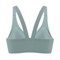 thumbnail image 2 of Bra Front Button Closure Straps Adjustable Bralette Seamless bras, 2 of 5