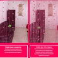 thumbnail image 4 of Advancent Cortina romántica para puerta con diseño de rosas, cortina de privacidad, cortina individual móvil, separador de mosquitos, Sombras de ventana rosa, 4 of 6