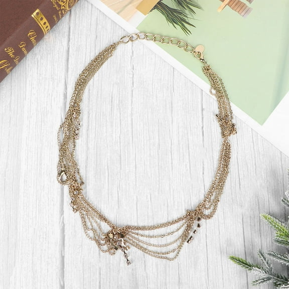 PBPBOX Alloy Headband in Golden for Formal and Style Enhancer