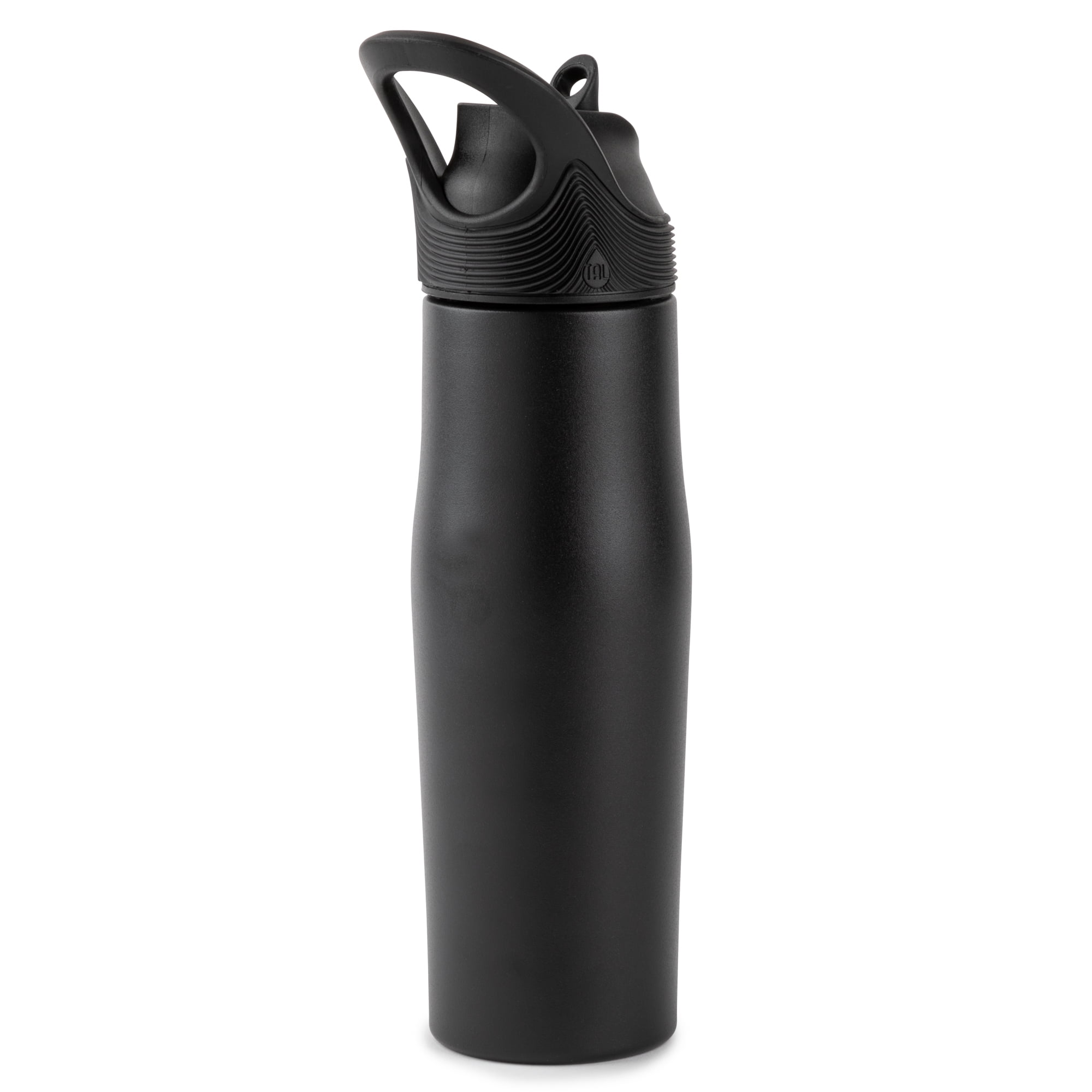 TAL Stainless Steel Antimicrobial Tumbler Water Bottle 20 fl oz, Black