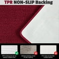 thumbnail image 4 of Yafa Home Fashion 2 Piece Solid Microfiber Soft Bathroom Rug Set, Non-Slip TPR Backing, 4 of 6