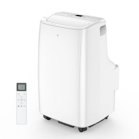SKYSHALO 12,000 BTU Ashare Portable Air Conditioner, 3-in-1 Cooler, Dehumidifier, and Fan with Remote, Floor Standing Air Conditioning AC Unit up to 550-700 Sq.Ft Spaces, White