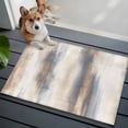 thumbnail image 3 of 2x3 Ft Entryway Area Rug, Beige Gray Kitchen Rug Runner Washable Floor Mat, Abstract Grunge Mottled Neutral Texture Non Slip Indoor Door Mat Throw Carpet for Bathroom Living Room Bedroom, 3 of 8