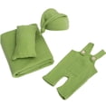 thumbnail image 1 of Juego de 4 piezas de accesorios para bebés, pantalones con imagen, conjunto Verde perfke accesorios de fotografía, 1 of 5