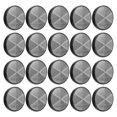 thumbnail image 2 of 20Pcs Motorcycle Reflectors Silver White Round For Urban Road Nighttime Visibility, 2 of 8