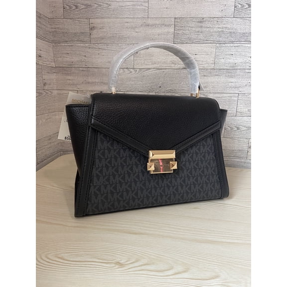 Michael Kors Medium Black Whitney Satchel