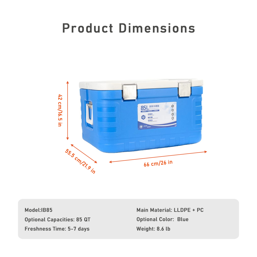 65-85QT Ultra-Large Capacity Cooler Collection, Leakproof Insulated Hard Coolers with Anti-Slip Handle & Multi-Scenario Design, Ideal for Long Trips, Beach & Group Activities