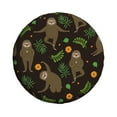 thumbnail image 2 of Gaeub Sloth Doing Yoga 14-17in Tire Cover, Spare Tire Cover, for Camper Caravan, Trailer, Car, Truck, SUV, Jeep - 17 inch, 2 of 9