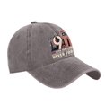 thumbnail image 5 of 9/11 Never Forget 11th September Baseball Cap - American Flag Vintage Washed Cotton Patriot Day Commemorative Hat, Adjustable Unisex Dad Cap for Men and Women, 5 of 6